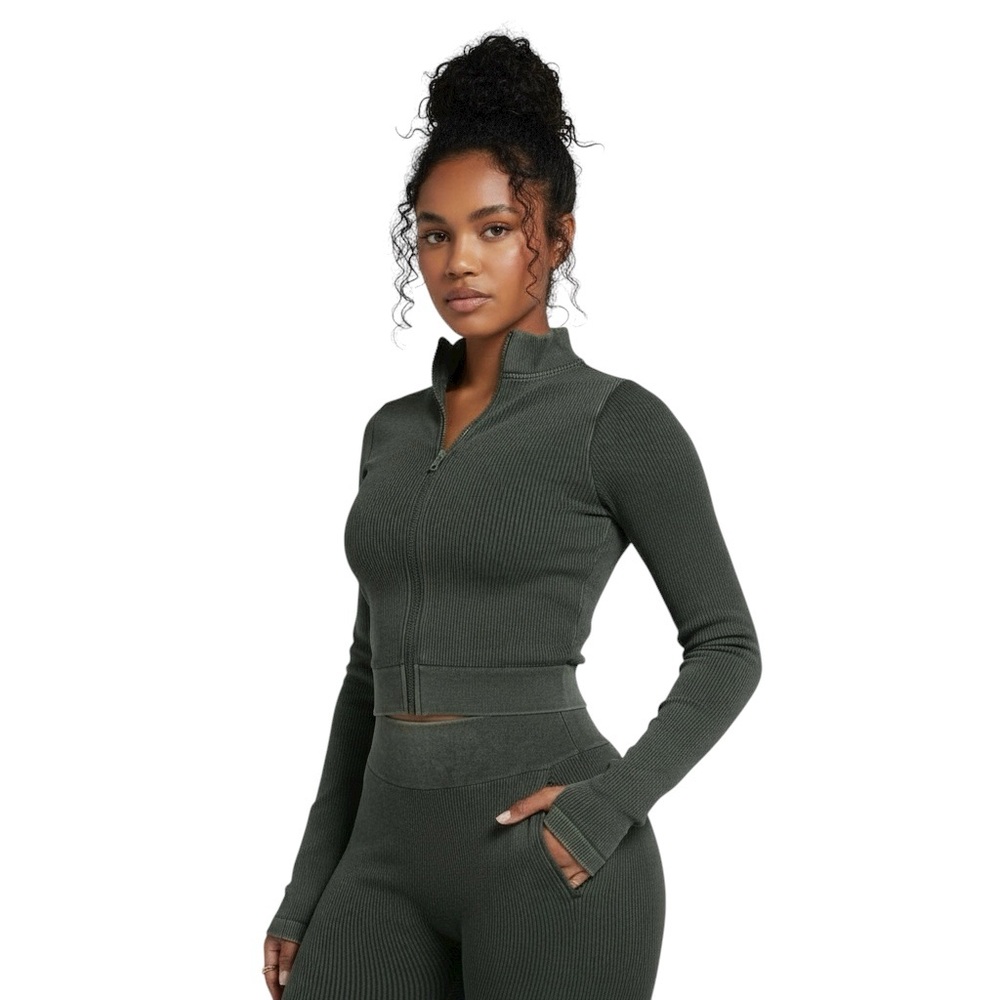Fashion Nova Sage Track Pants & Joggers Set